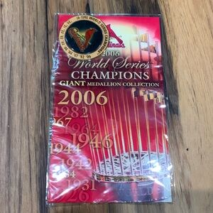 St Louis Cardinals World Series 2006 commemorative coin in original plastic